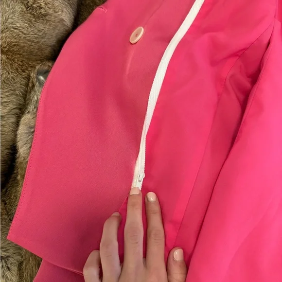 Veronica Beard Miller Dickey Blazer Hibiscus - Picture 11 of 16